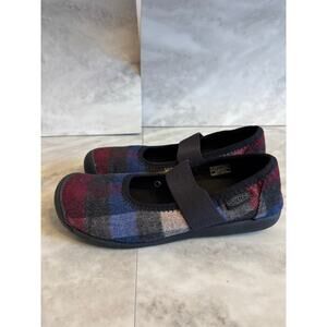 KEEN Outdoor Women's Sienna Mary Jane Plaid Casual Shoes Multi/Black Size 7